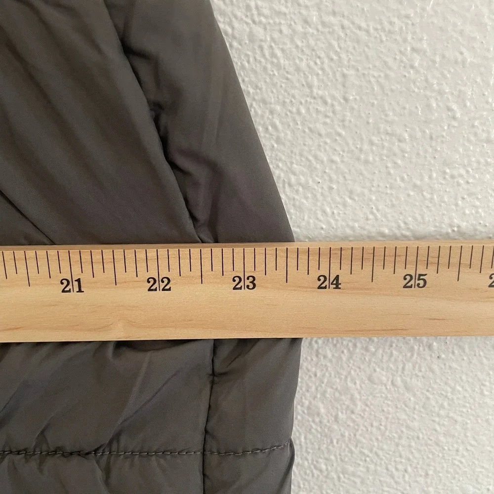 Columbia Thermal Coil Puffer‎ Parka Jacket Coat Gray Hooded Insulated Women LG